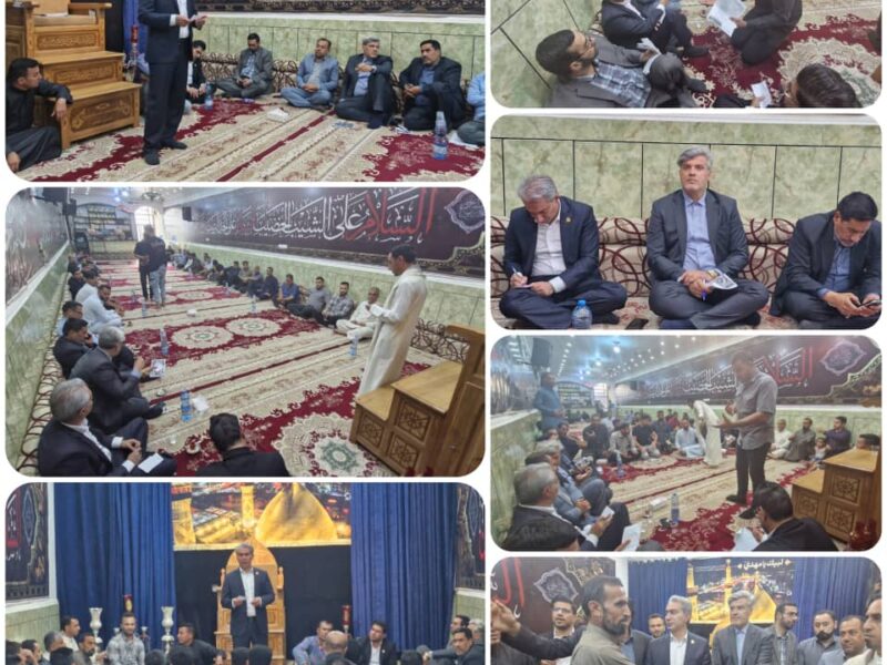 بررسی مشکلات و نیازهای شهرک طالقانی در دیدار اعضای شورای اسلامی و شهردار بندر ماهشهر