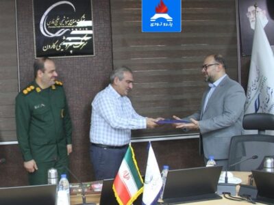 آیین تکریم و معارفه فرمانده پایگاه بسیج پتروشیمی کارون برگزار شد